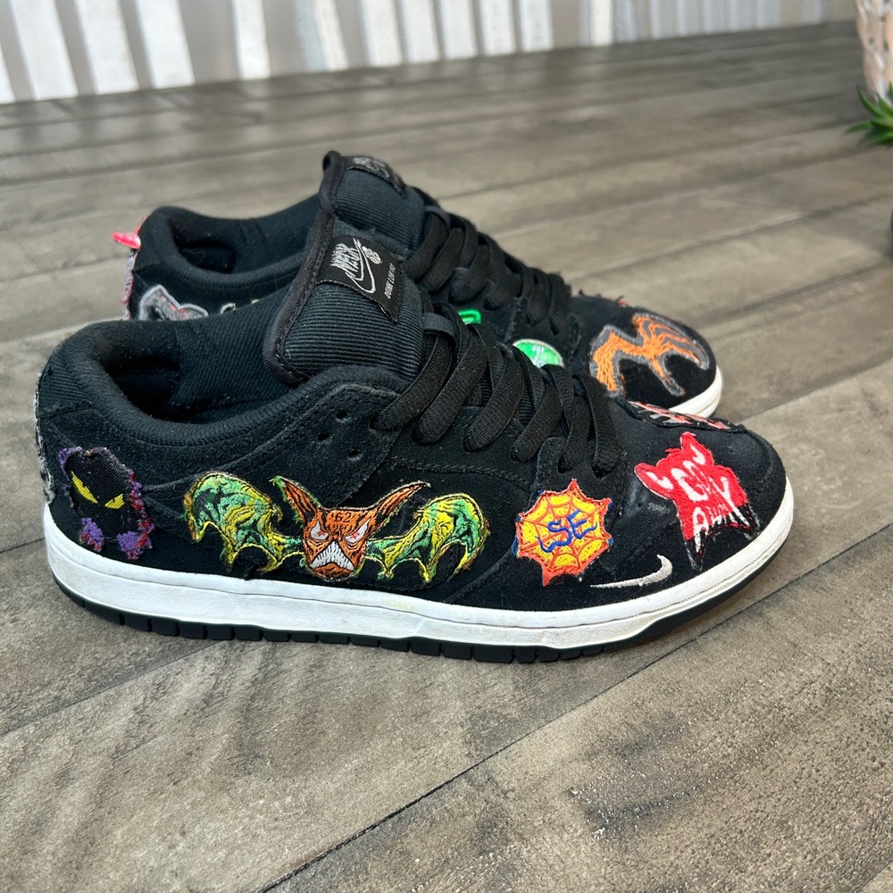 Nike SB Dunk Low Pro QS Neckface Woman Size 7 - Picture 4 of 7